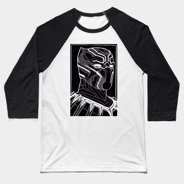 The Prince of Wakanda - Black Panther Baseball T-Shirt by Jomeeo